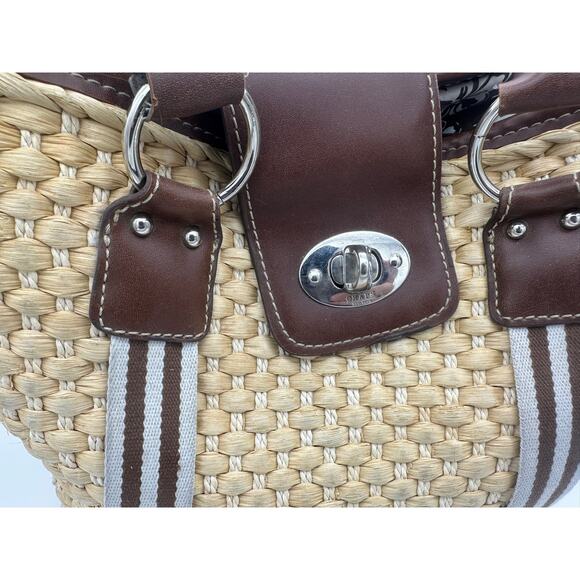 Chaps Basket weave hand bag - Picture 3 of 8